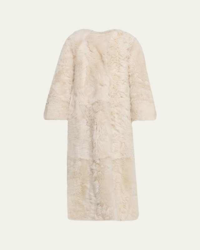 Long Toscana Lamb Shearling Coat